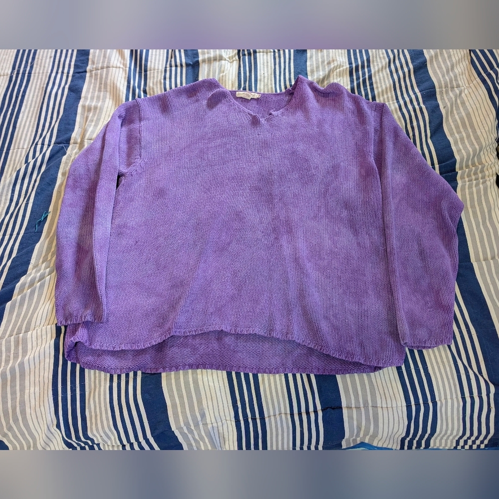Club Monaco Lavender Crew Neck Sweater